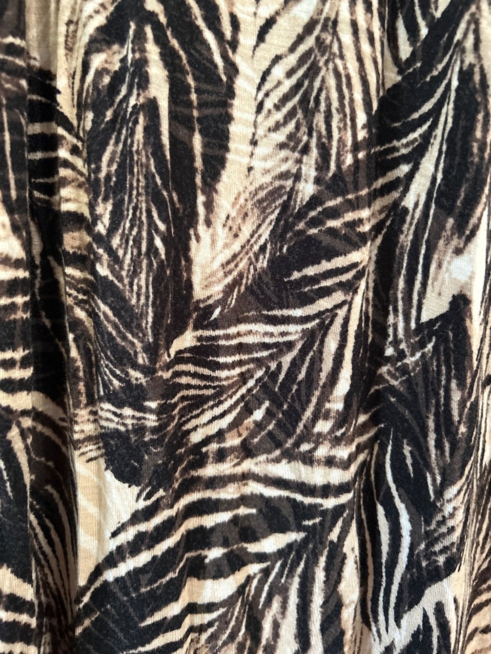 🎃Palm Print Dress - Picture 3 of 10